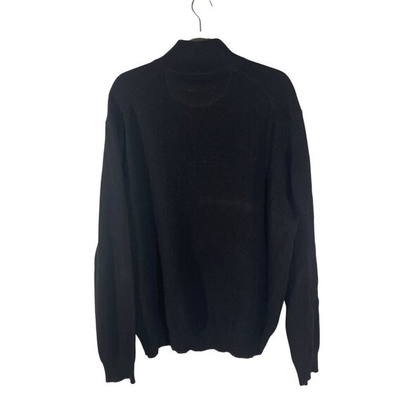 Polo Ralph Lauren Men's Merino Wool cashmere Quarter-Zip Sweater neutral XXL - Picture 3 of 9